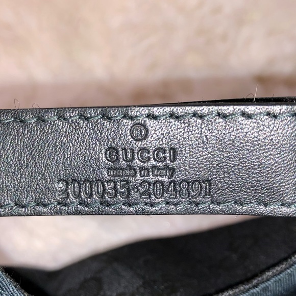 GUCCI ORIGINAL GG CANVAS BASEBALL HAT WITH WEB - Picture 9 of 9